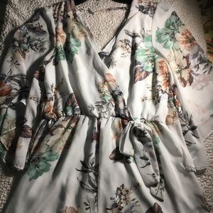 Floral Short Romper